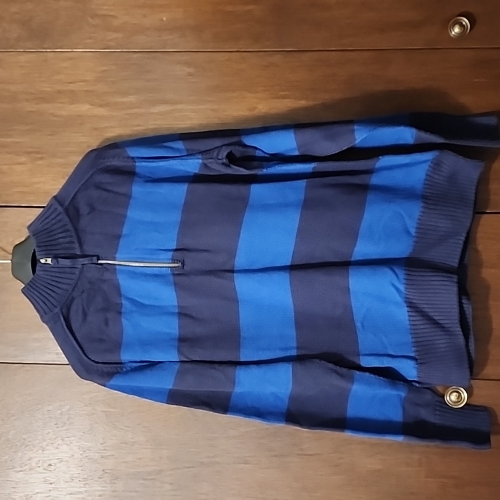 NWT Steve & Barry's 1/2 zip striped sweater size XL